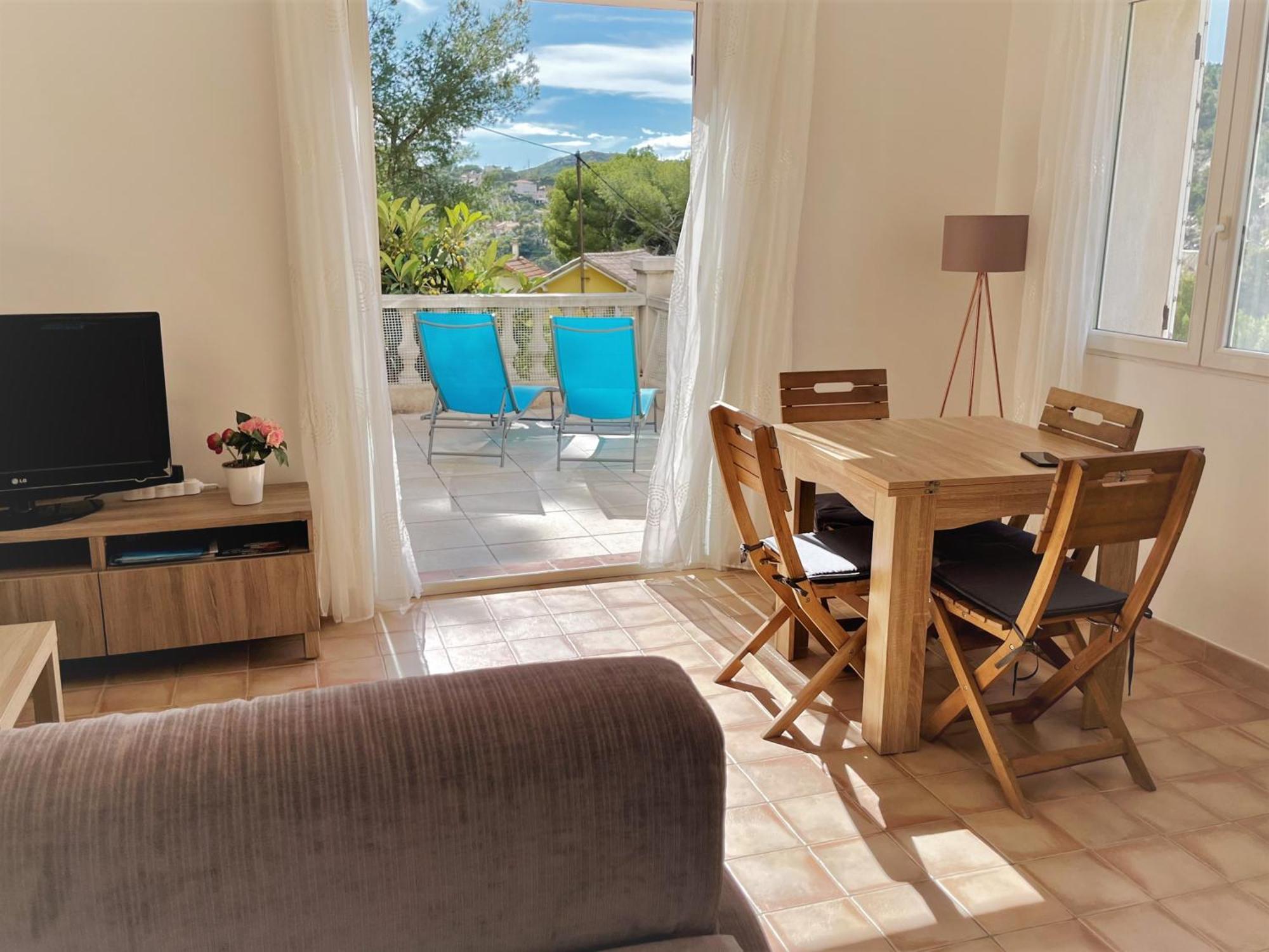 La Casa Calanquaise - Mer A 250M Accessible A Pied - T2 Spacieux Independant - Terrasse Ombragee Ensues la Redonne Bagian luar foto