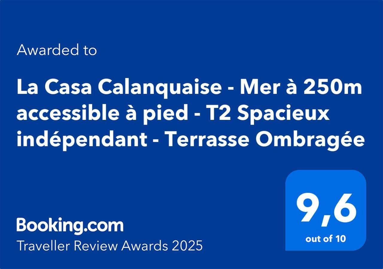 La Casa Calanquaise - Mer A 250M Accessible A Pied - T2 Spacieux Independant - Terrasse Ombragee Ensues la Redonne Bagian luar foto